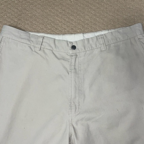 Columbia Straight Cut Pants (Beige-Cream) - Picture 4 of 10